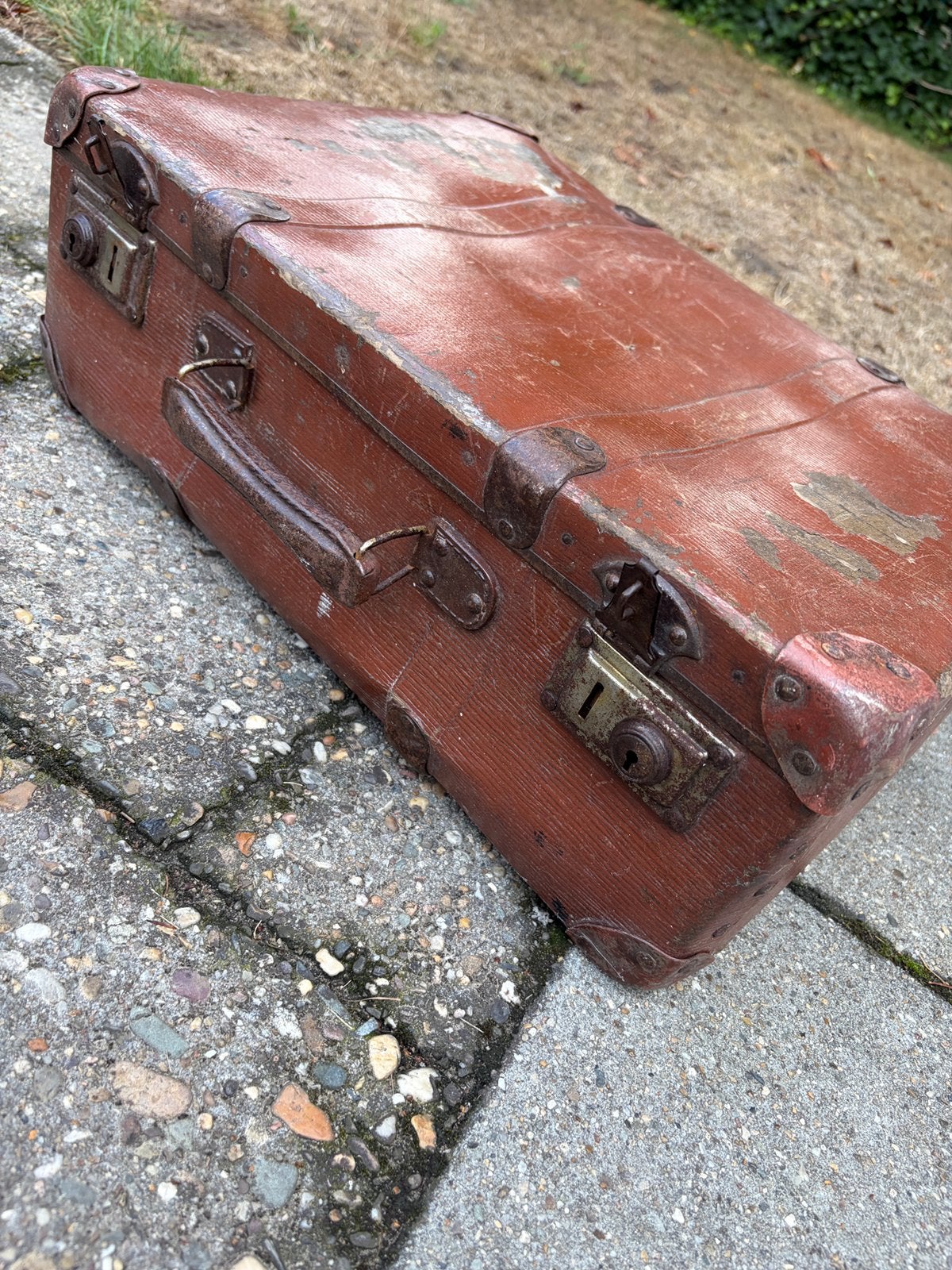 Mooie vintage koffer, Ophalen, Minder dan 50 cm, Gebruikt, 50 tot 100 cm