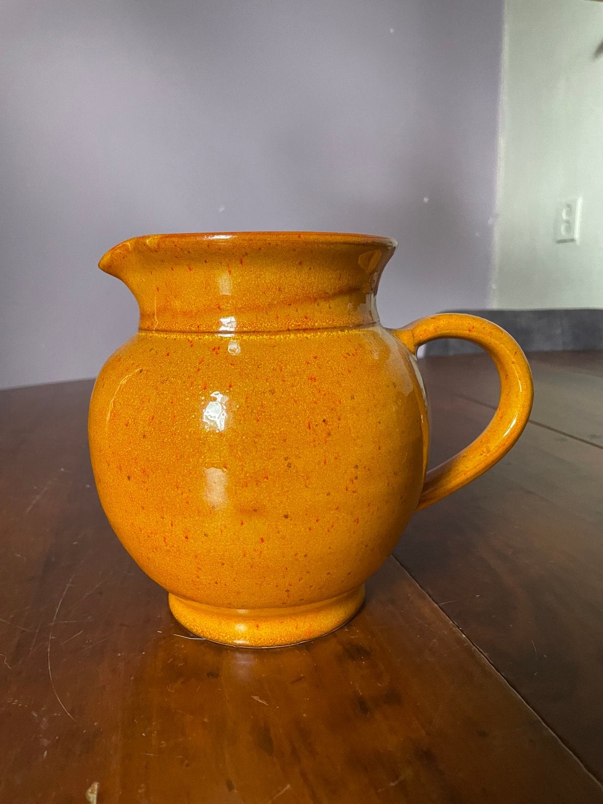 Nieuw Oranje Keramische Kan - Decoratief en Functioneel, Antiek en Kunst, Ophalen