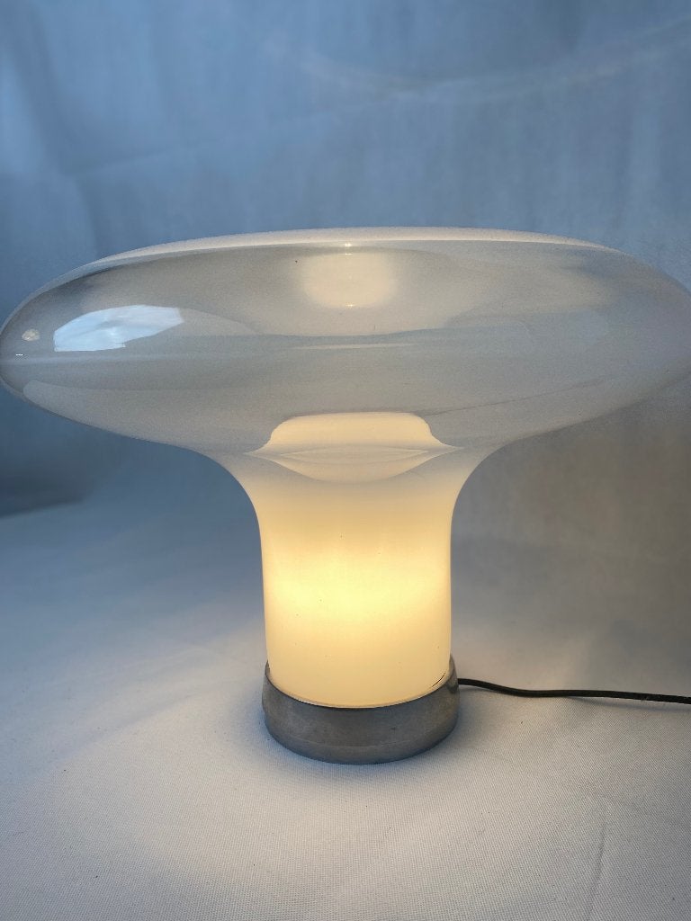 Artemide Lesbo tafellamp – Angelo Mangiarotti, 1967, Ophalen, Zo goed als nieuw, Glas, Artemide
