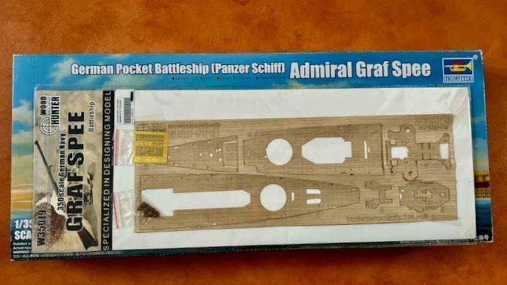 trumpeter 5316 Admiral Graf Spee 1/350 & wood deck pe chain, Verzenden, Nieuw