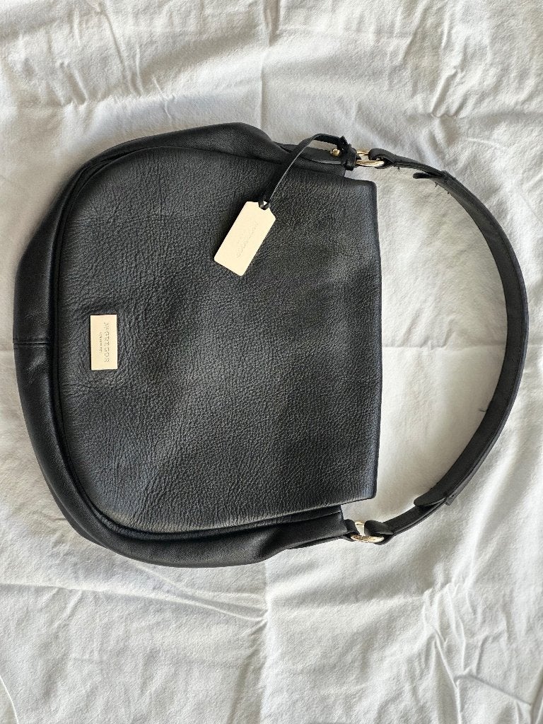 Luxe leren damestas, Ophalen, Nieuw, Zwart, Handtas
