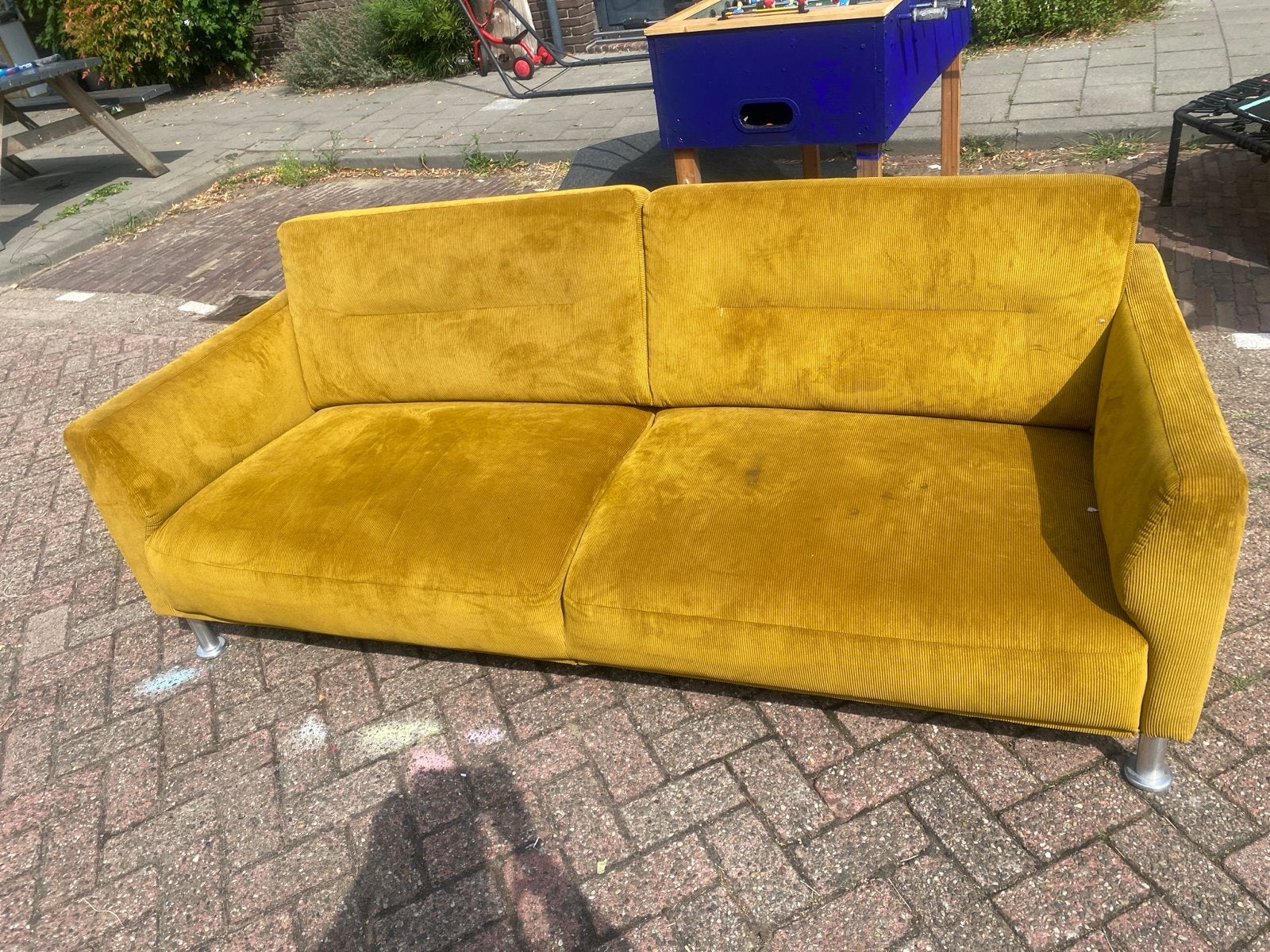 Gratis bank, ophalen, Ophalen, Gebruikt, Tweepersoons, 75 tot 100 cm