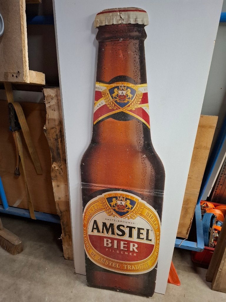 Amstel kartonnen fles, Ophalen, Gebruikt, Flesje(s), Amstel