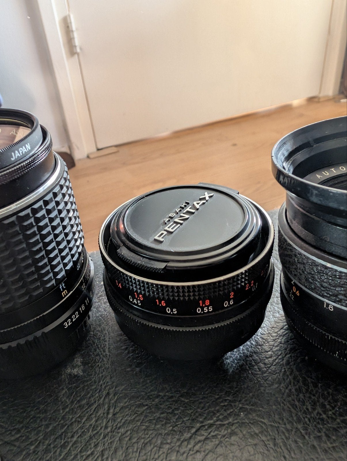 Vintage camera spullen: Praktica Super TL, Minolta XG-9, len, Ophalen of Verzenden, Gebruikt, Spiegelreflex, Minolta