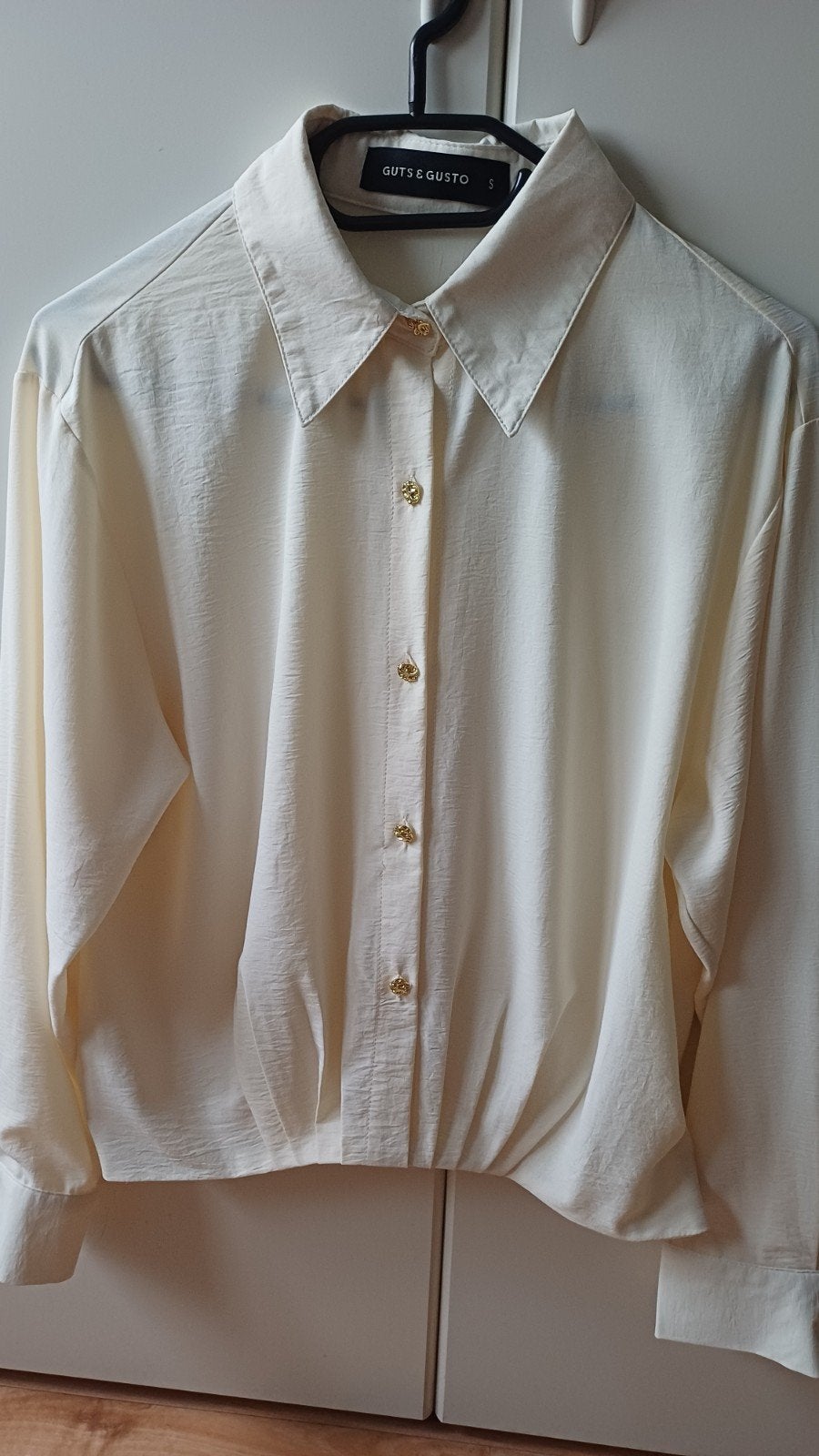 GUTS & GUSTO Crème Blouse Maat S, GUTS & GUSTO, Ophalen of Verzenden