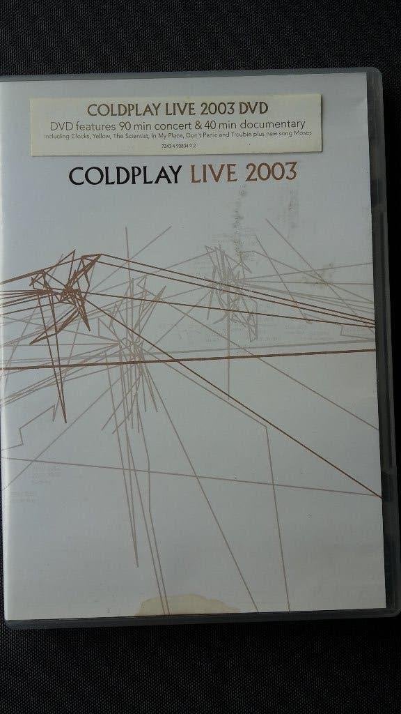 DVD Coldplay Live concert 2003, Alle leeftijden, Ophalen of Verzenden, Zo goed als nieuw, Concert