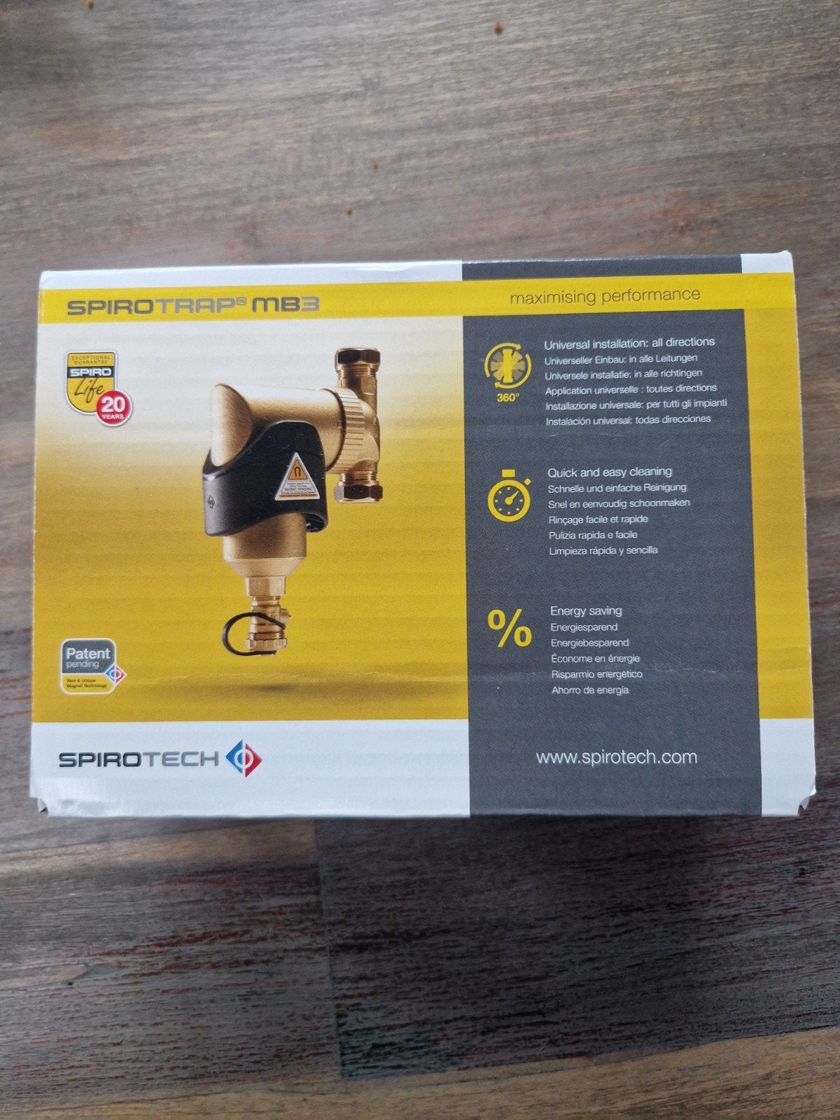Spirotech SpiroTrap MB3 vuilafscheider 22mm, Ophalen of Verzenden, Nieuw, Overige typen