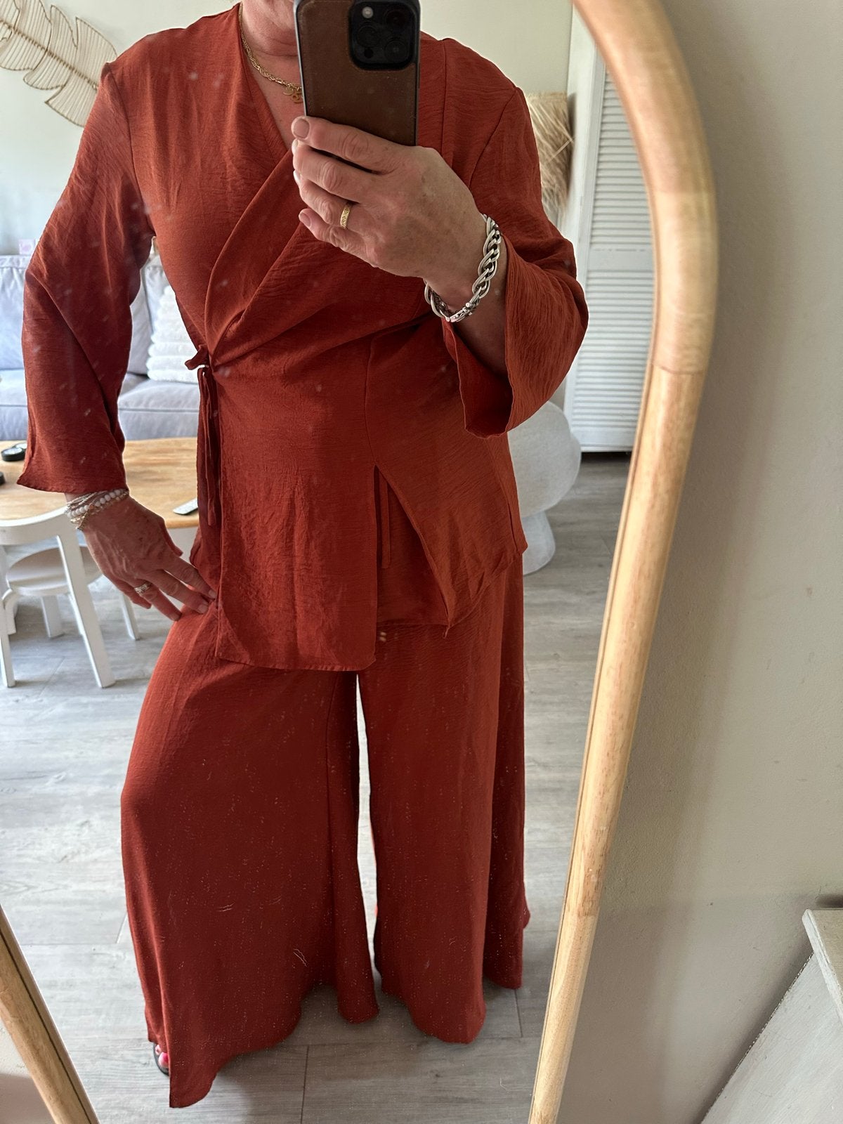 Leuk Shein pak maat S, Ophalen of Verzenden, Gedragen, Maat 36 (S), Oranje