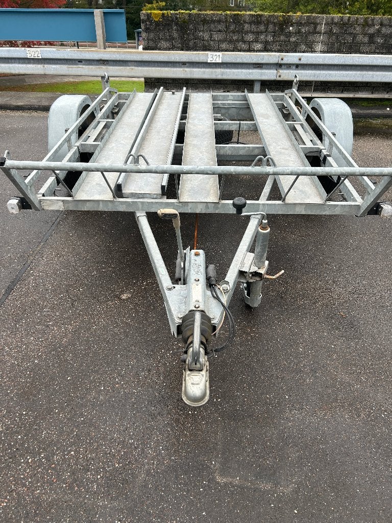 Hoka motortrailer 750 kg voor drie tot vier motoren, Ophalen, Gebruikt