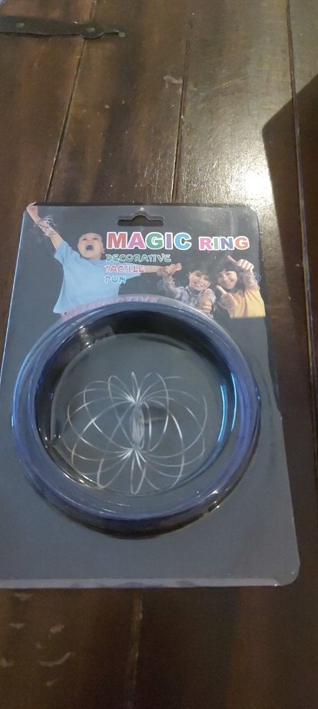 Magic ring, fidget toy achtig, Ophalen of Verzenden, Gebruikt, Jongen of Meisje