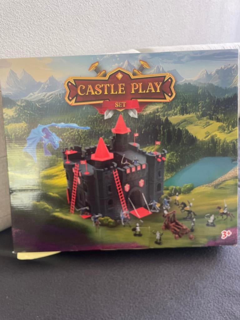 Castle Play Set: Kasteel met ridders en draak, Ophalen, Nieuw, Jongen of Meisje