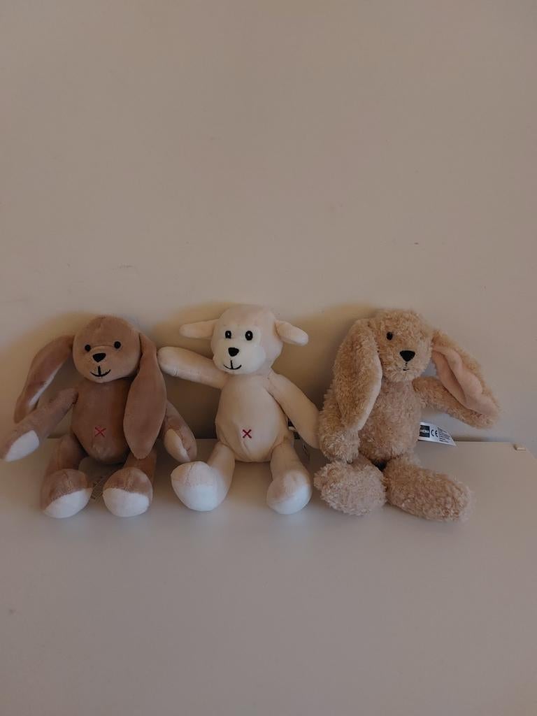Hema setje knuffels, Ophalen of Verzenden, Zo goed als nieuw, Overige typen