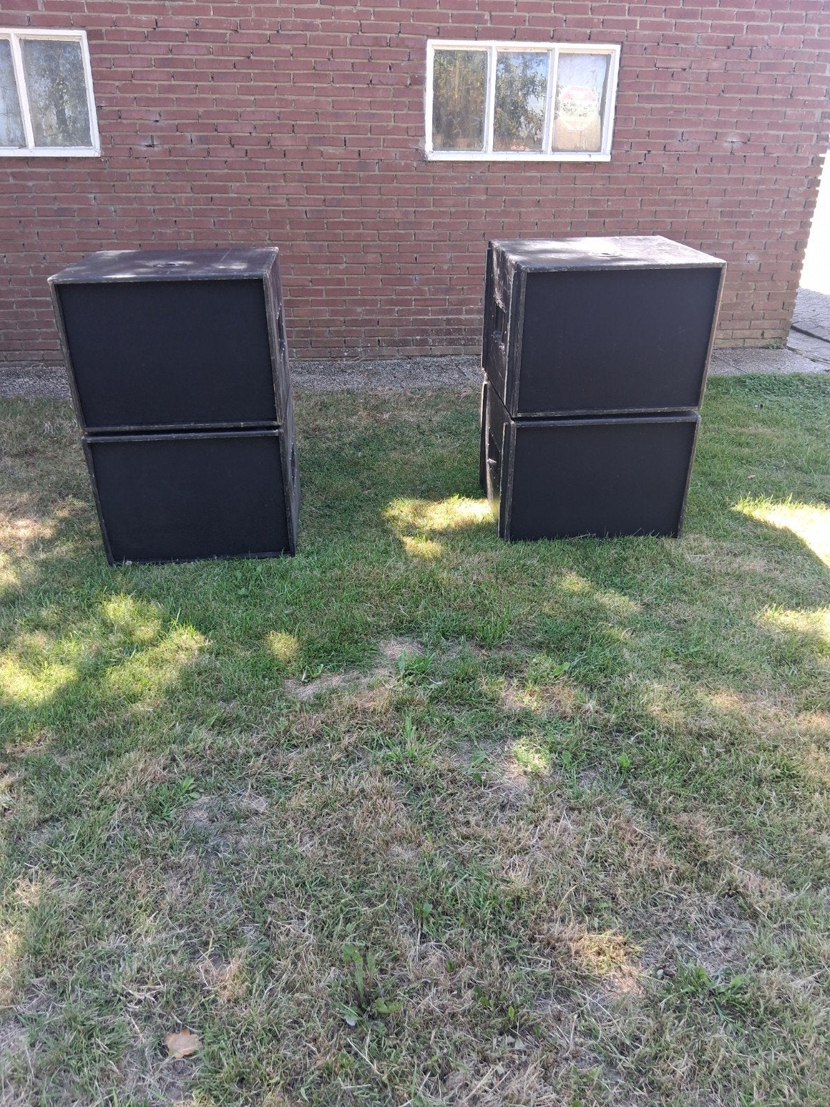 te koop 4 x 15 inch baskast 300 watt rms, Ophalen, Overige typen, Overige merken
