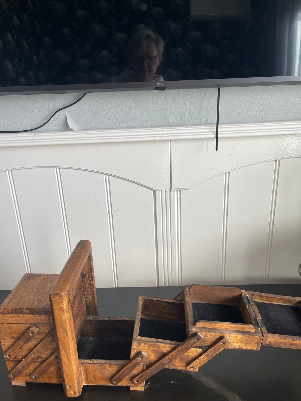 Riviera Maison Vintage Naaibox - Houten Naaikist, Ophalen of Verzenden, Gebruikt, Overige typen