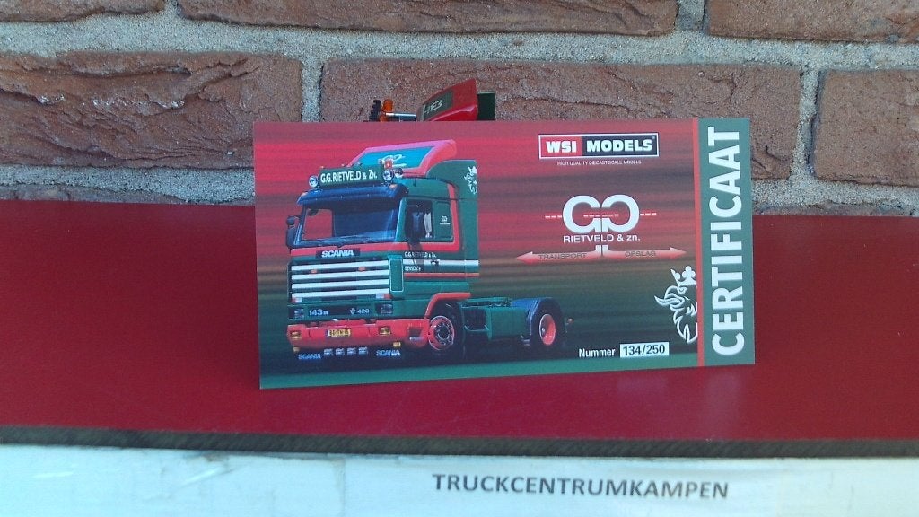 WSI  Scania  3  Streamline  van  G. G. Rietveld  &  Zn., Ophalen of Verzenden, Nieuw, Bus of Vrachtwagen, Wsi