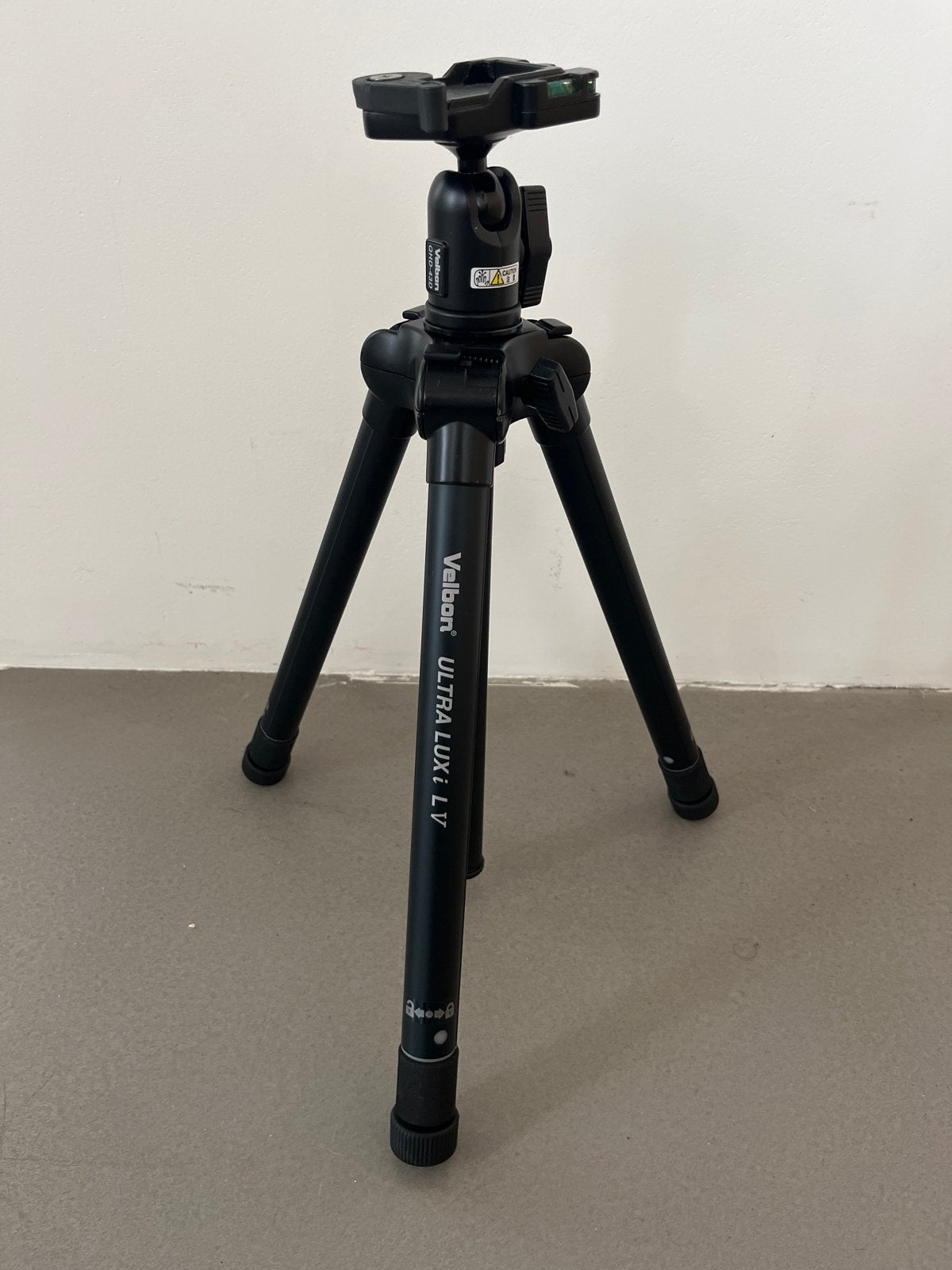 Velbon ULTRA LUXi L V Statief met Balhoofd ZGAN, 125 cm of minder, Velbon, Zo goed als nieuw, Met balhoofd