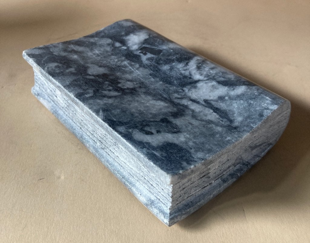 Presse Papier, marmeren boek, Ophalen of Verzenden