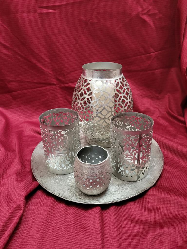 Compleet set, Ophalen, Rond, Hout