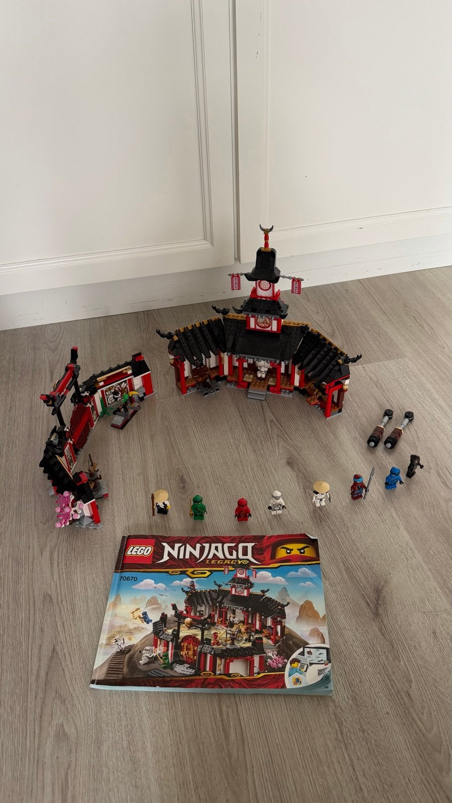 Lego Ninjago 70670 - Klooster van Spinjitzu, Ophalen of Verzenden, Zo goed als nieuw