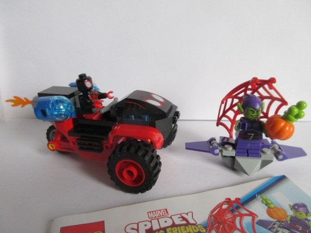 10781, Marvel, Miles Morales: Spider-Mans tech driewieler, Marvel, Lego, Ophalen of Verzenden, Complete set