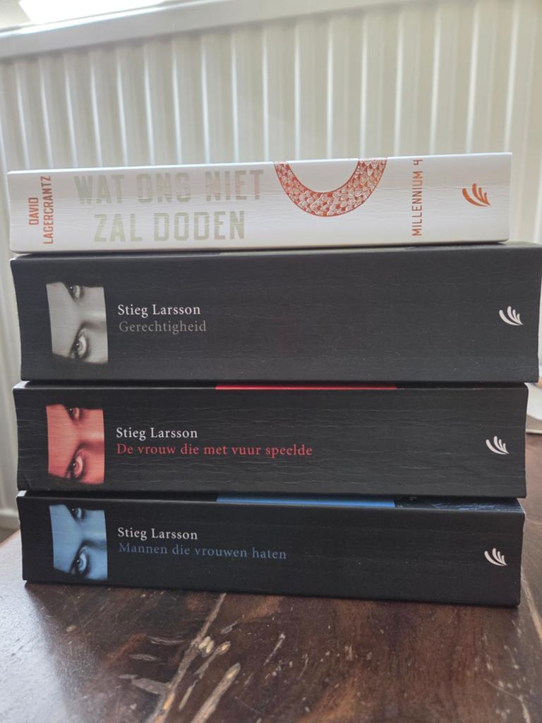 Millennium Serie: 4 boeken van Stieg Larsson, Boeken, Ophalen of Verzenden, Gelezen, Stieg Larsson, David Lagercrantz