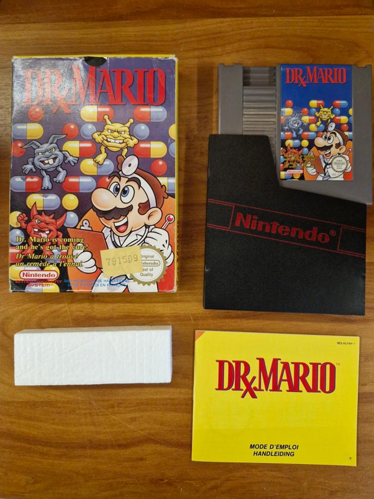 Nintendo nes dr mario, Avontuur en Actie, 1 speler, Ophalen of Verzenden, Zo goed als nieuw