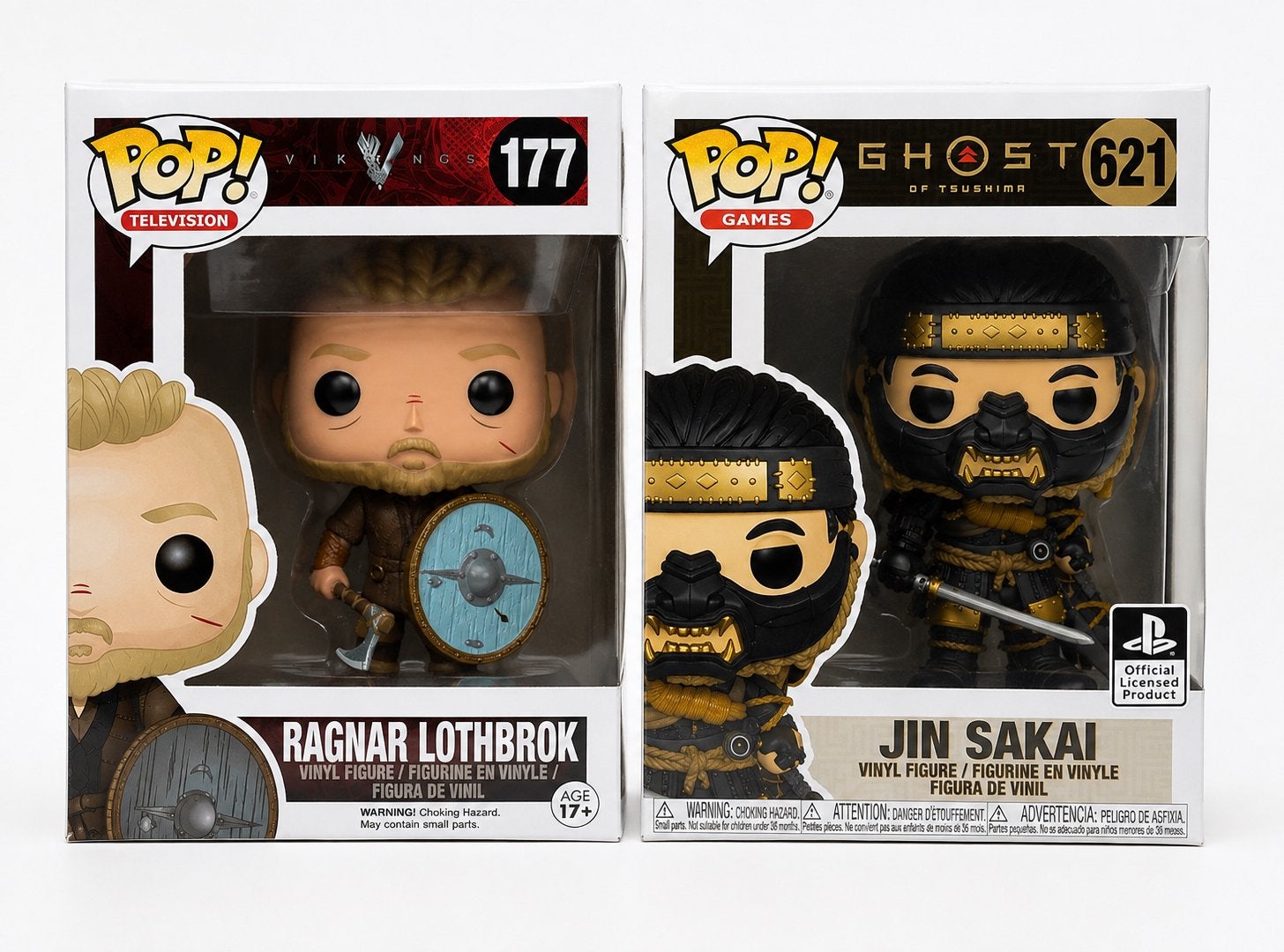 Gezocht: Funko Pop Ragnar Lothbrok & Jin Sakai (perfecte sta, Ophalen of Verzenden, Nieuw