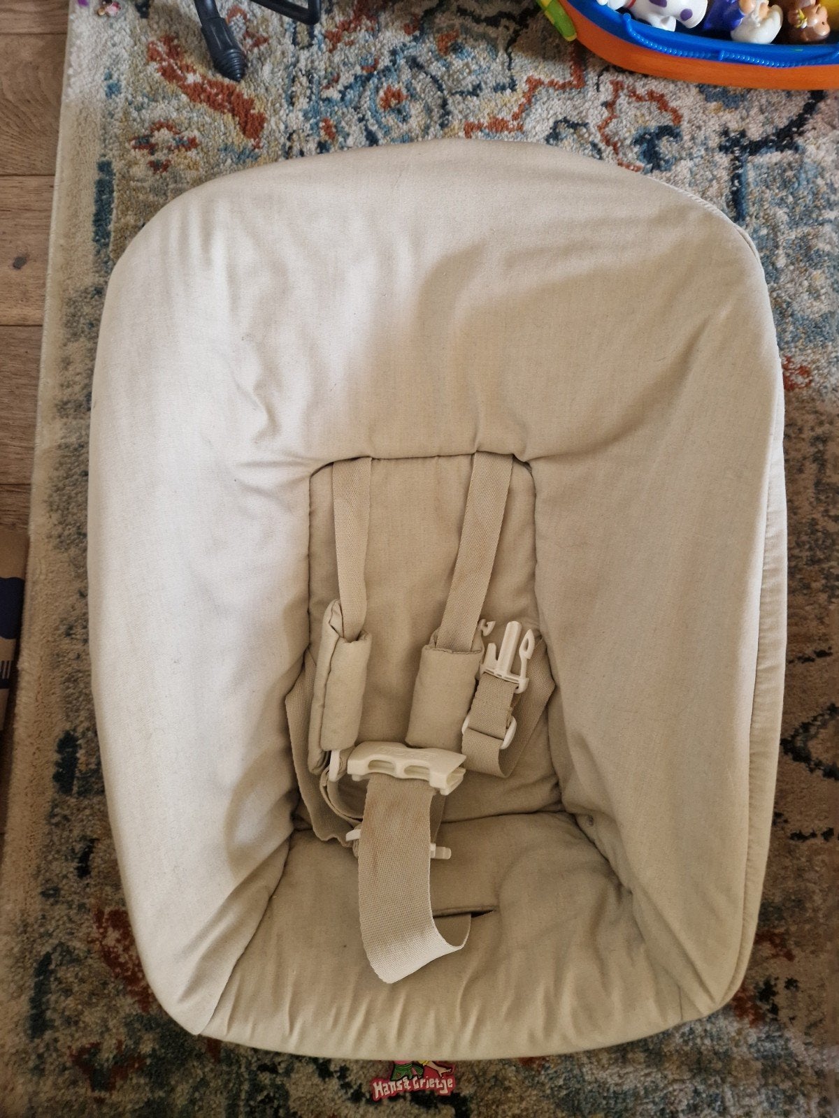 Tripp Trapp Newborn set, Kinderen en Baby's, Kinderstoelen, Ophalen, Zo goed als nieuw, Hangstoel, Gordel(s)