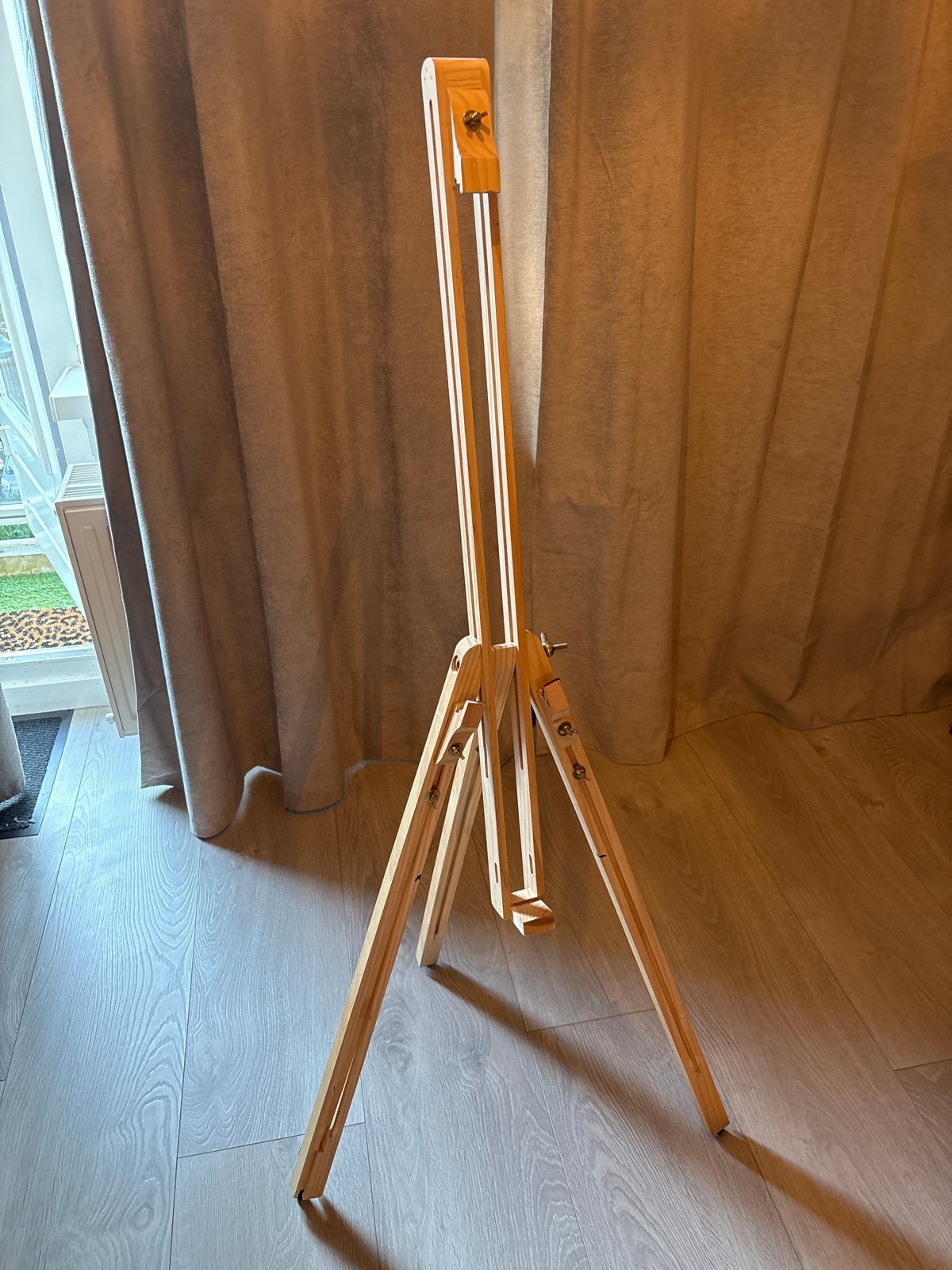 Houten schildersezel, verstelbaar, Ophalen of Verzenden, Gebruikt, Ezel