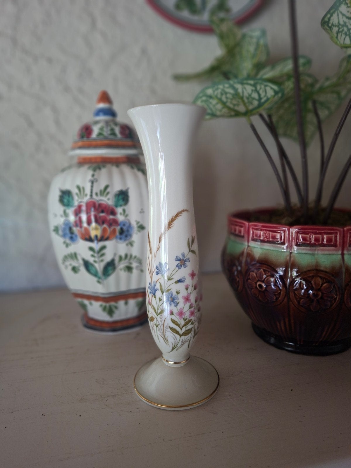 Vintage Aynsley wild tudor vaas, Ophalen