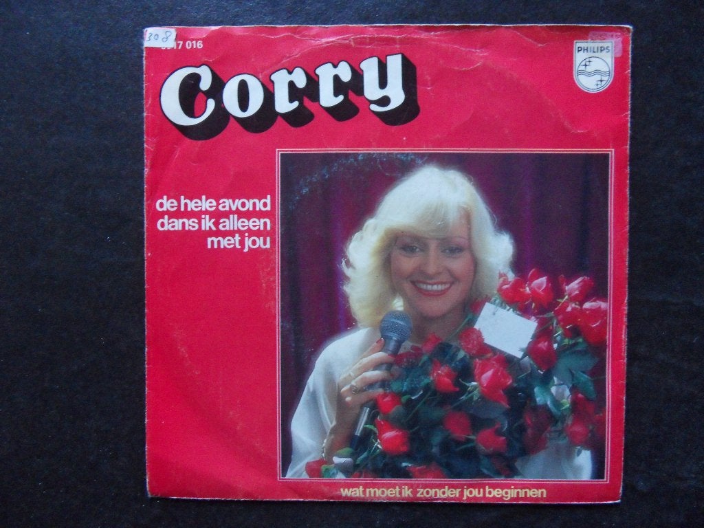 Corry - De hele avond dans ik alleen met jou, Cd's en Dvd's, Vinyl Singles, Ophalen of Verzenden, Zo goed als nieuw, Nederlandstalig