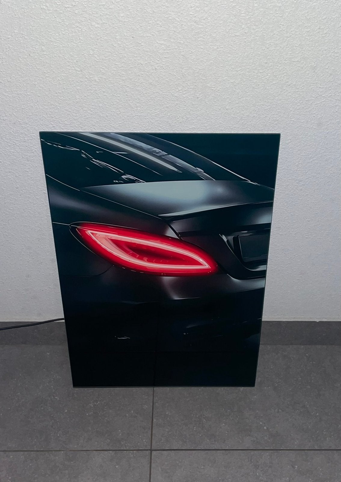 LED Acryl Autoschilderij – Mercedes CLS63 – 60x40 cm, Antiek en Kunst, Voertuigen, Kunststof, Ophalen of Verzenden, Ophangklaar