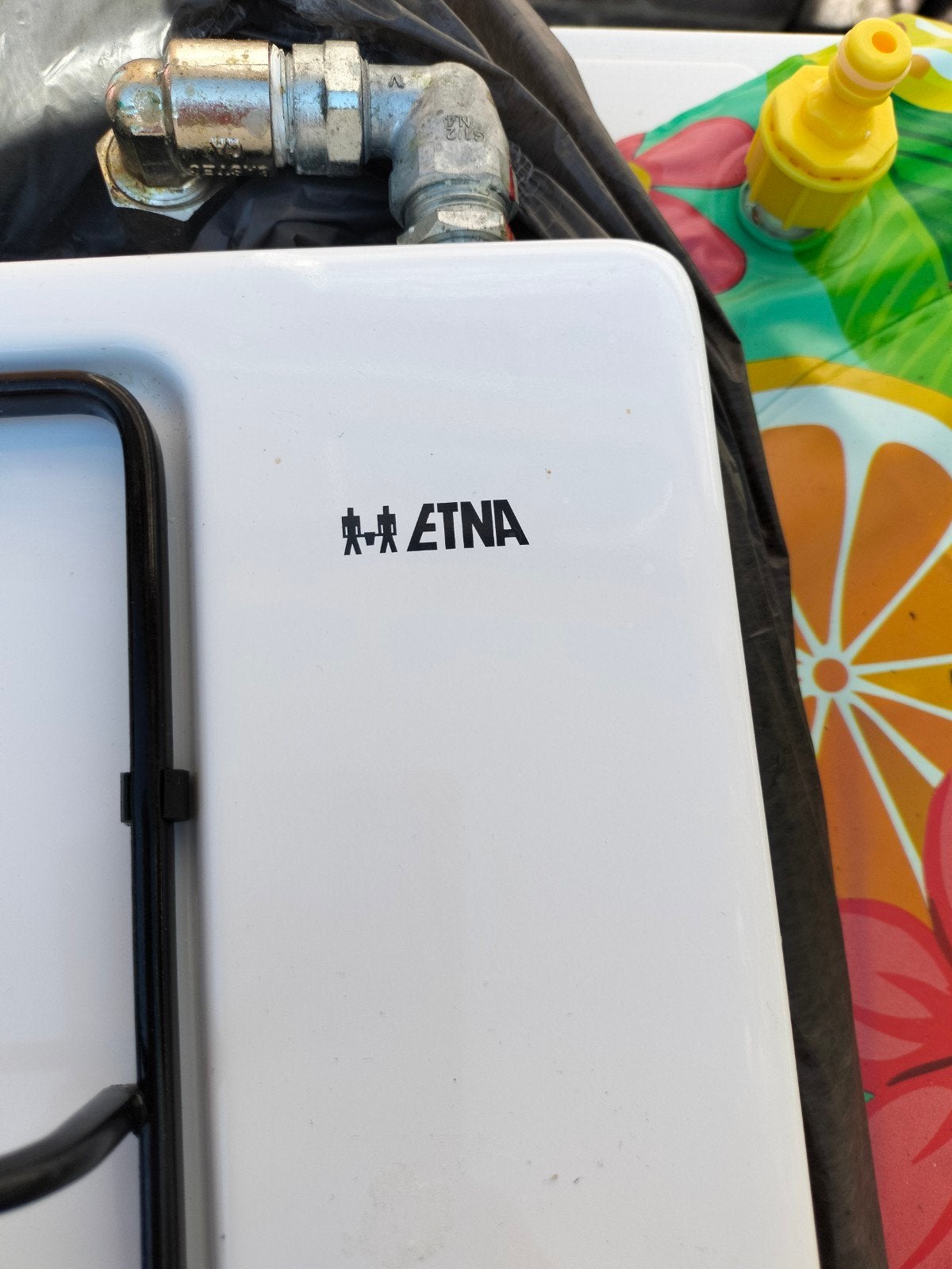 Etna 4-pits gaskookplaat - Wit,, Witgoed en Apparatuur, Kookplaten, Ophalen, 4 kookzones, Zo goed als nieuw, Gas