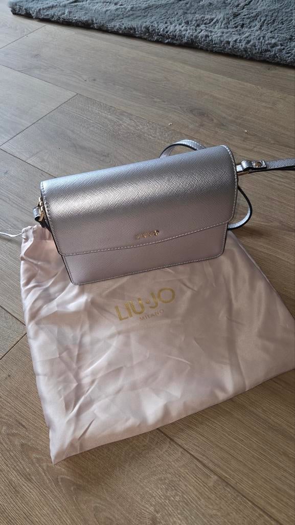 Liu Jo Caliwen Small Crossbodytas Zilver, Ophalen of Verzenden, Zo goed als nieuw, Grijs, Schoudertasje