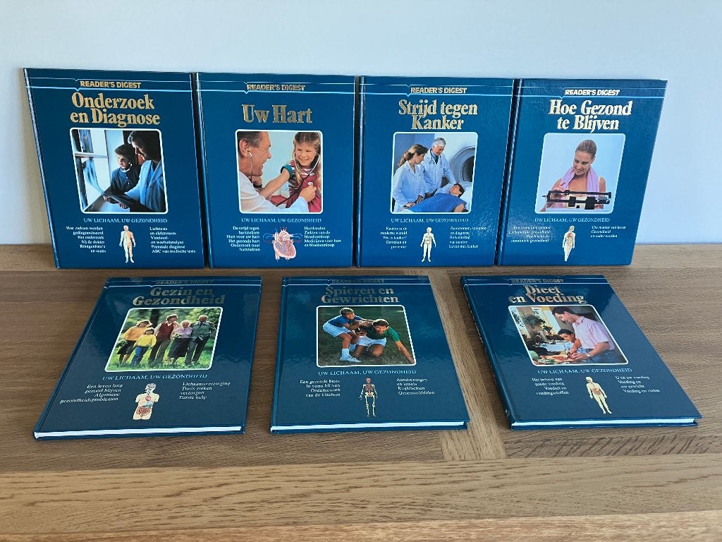 7 * Volumes : Reader's Digest Collectie, Boeken, Encyclopedieën, Ed en Dr Aat van Uijen, Medisch, Complete serie, Ophalen of Verzenden