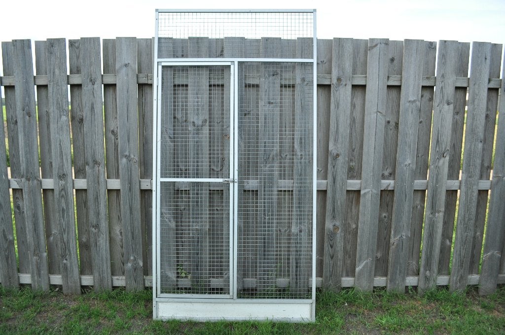 Te koop; aluminium voliere panelen, Ophalen, Zo goed als nieuw, Aluminium, Volière