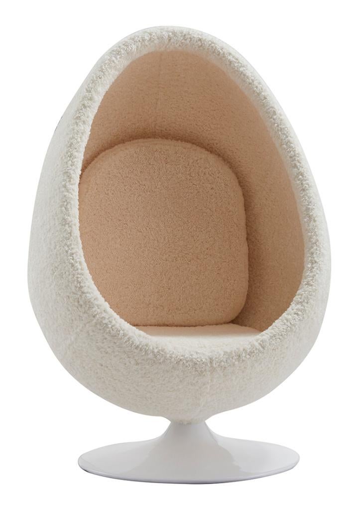 York egg pod DD loung stoel -nieuw-, Stof, 100 tot 125 cm, Nieuw, Ophalen of Verzenden