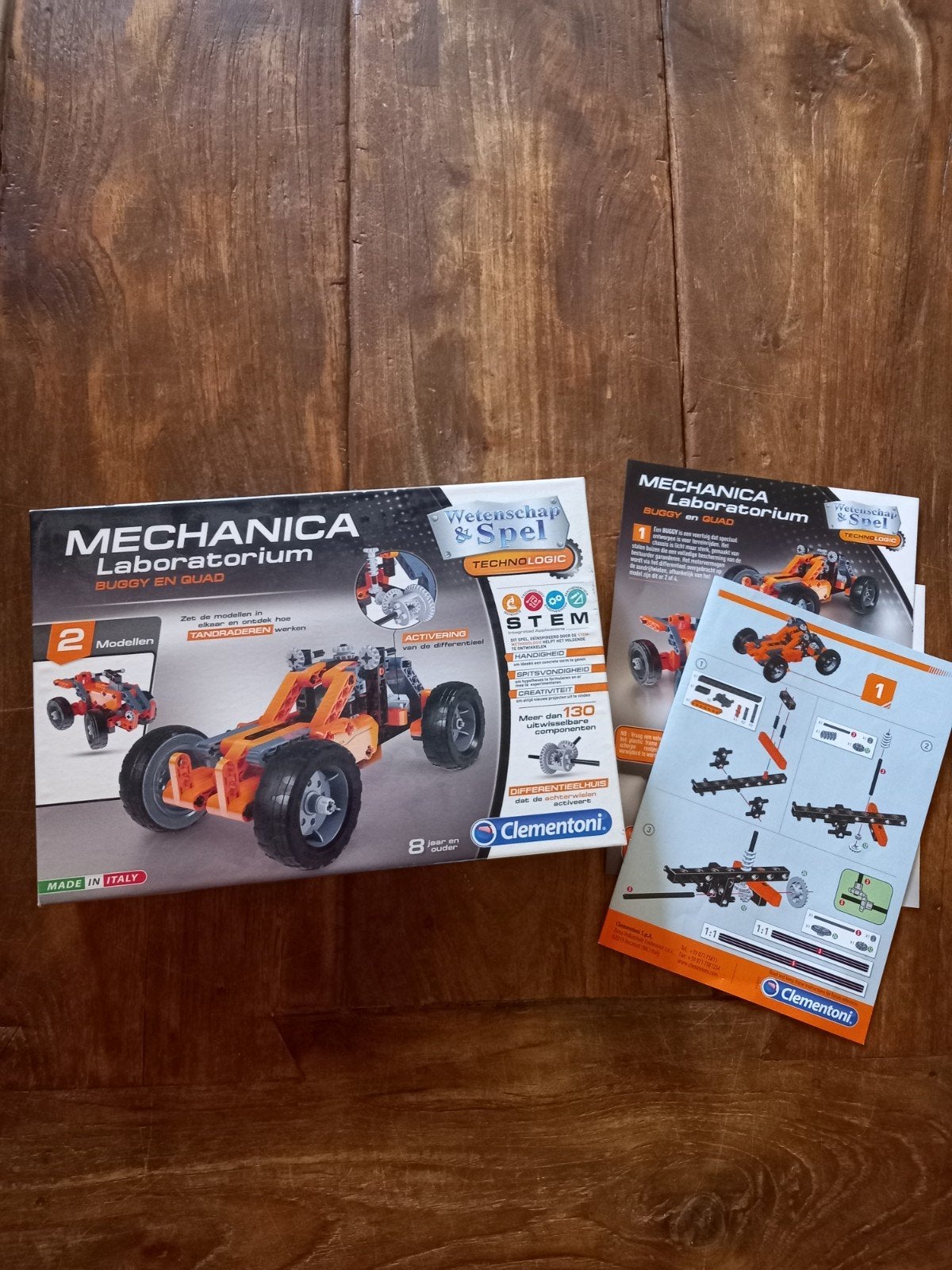 Clementoni Mechanica Laboratorium Buggy en Quad, Ophalen of Verzenden, Zo goed als nieuw, Overige merken