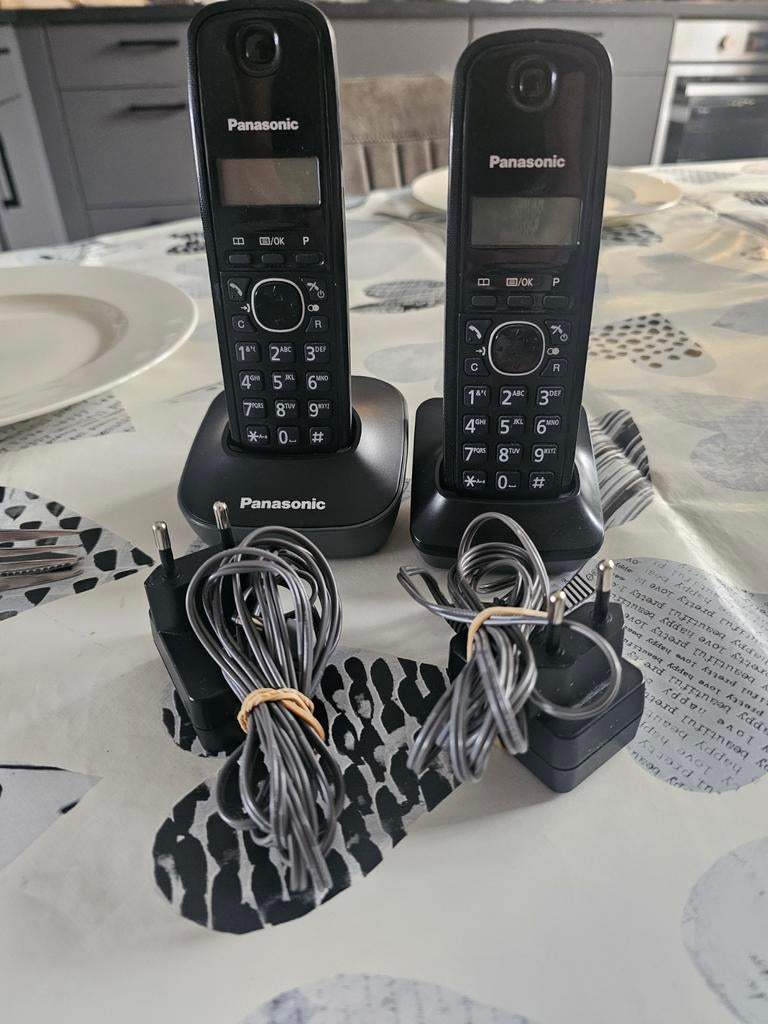 Panasonic huistelefoon, Ophalen of Verzenden, Gebruikt, 2 handsets