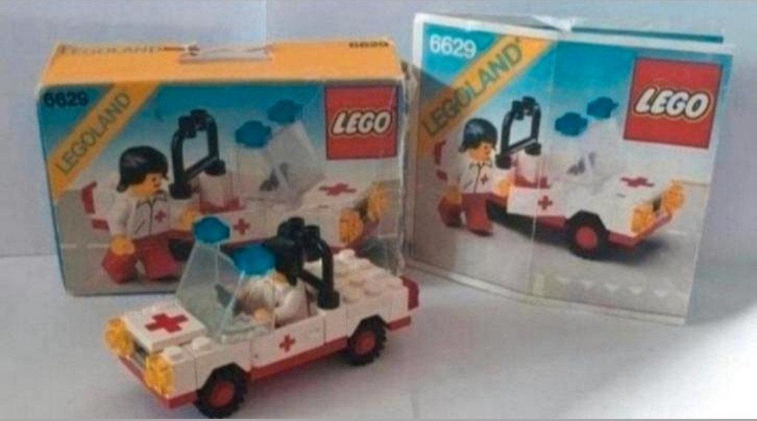 Lego Legoland 6629 Ambulance compleet met doosje 1981, Kinderen en Baby's, Speelgoed | Duplo en Lego, Gebruikt, Compleet, Lego