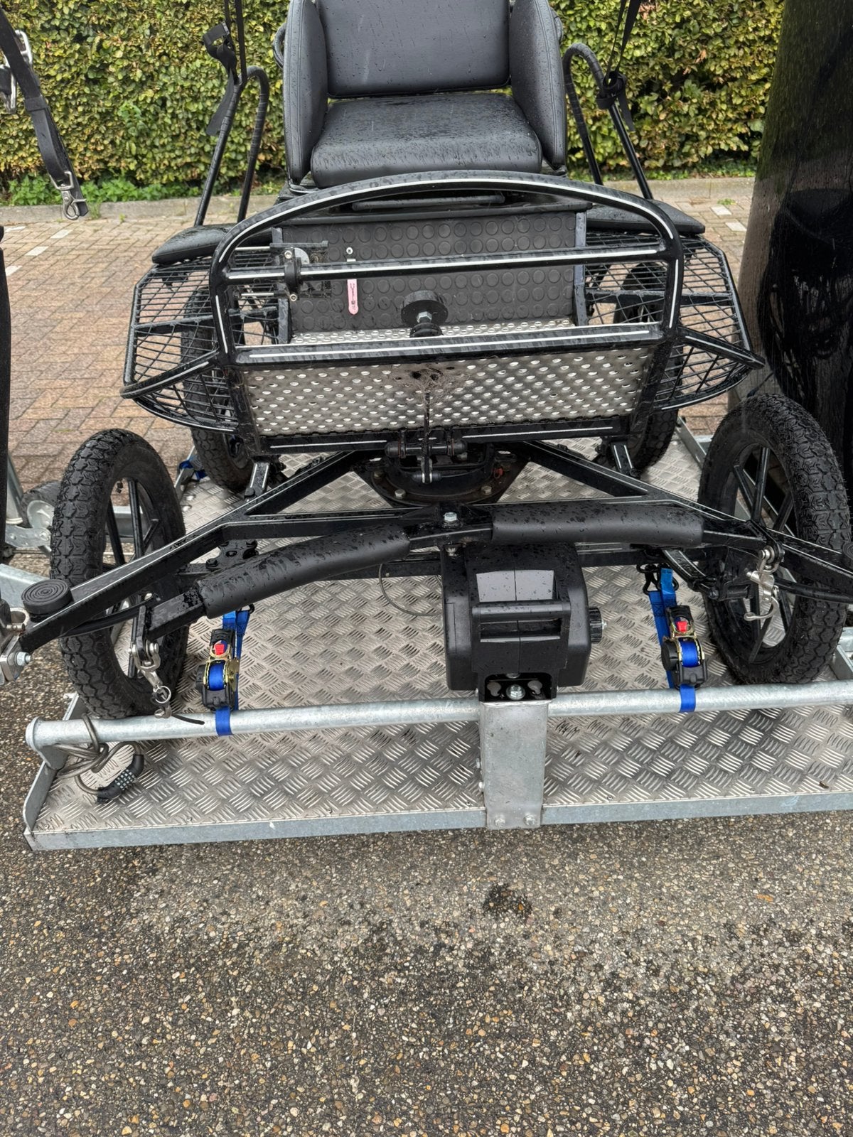 Excellent enkelspan menkar 16 inch IN PRIJS VERLAAGD!!, Dieren en Toebehoren, Zo goed als nieuw, Marathonwagen, Pony
