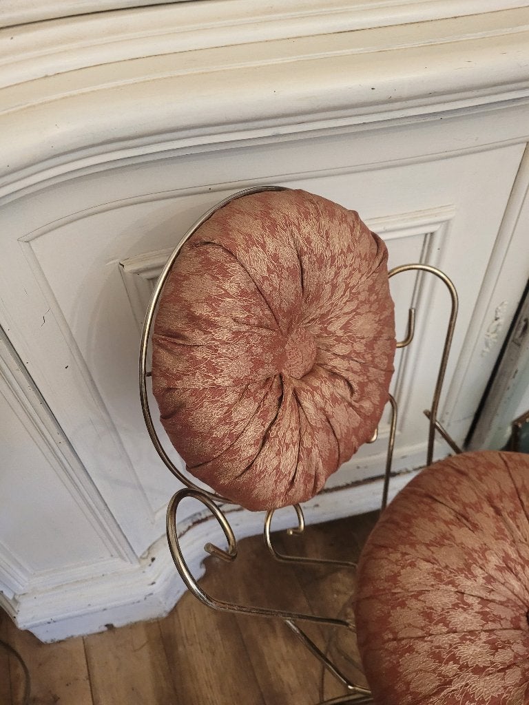 Vintage kaptafel stoeltje, Huis en Inrichting, Tafels | Kaptafels, Ophalen, Heikant 21 Kaatsheuvel, Belle Vieille Brocante, 50 tot 100 cm