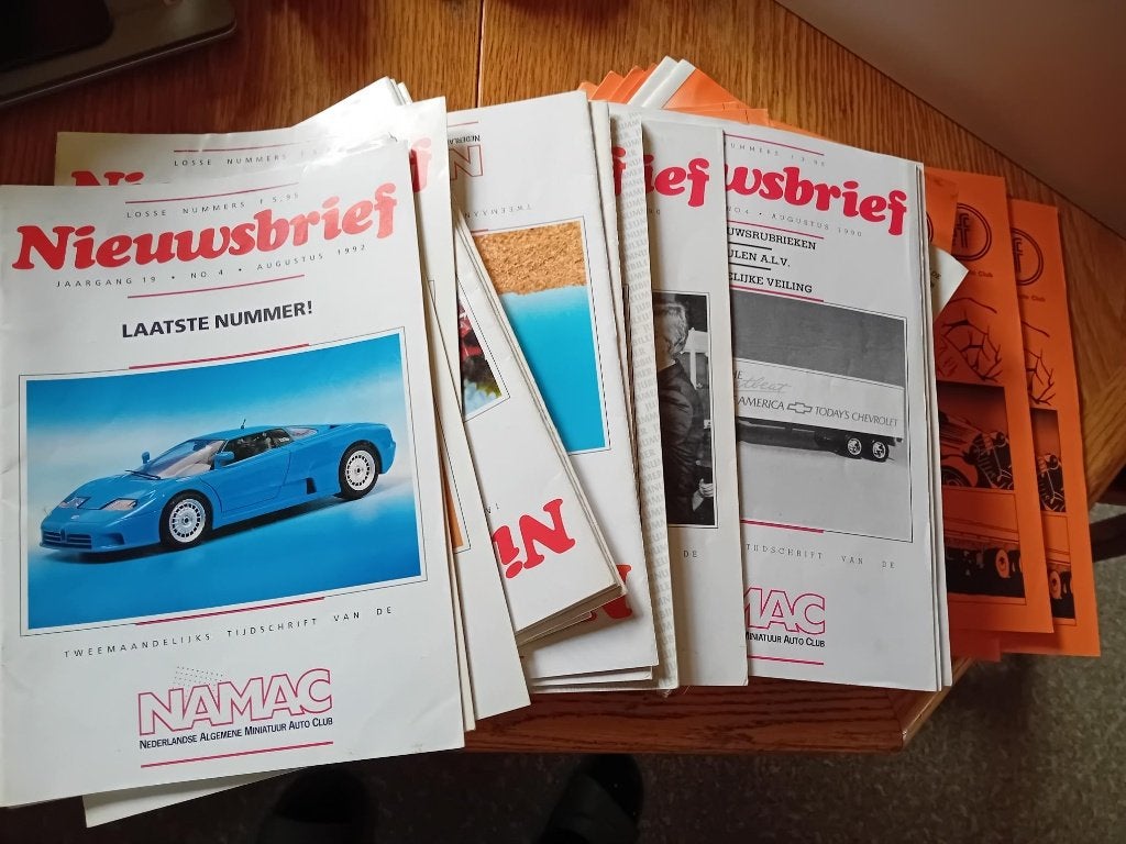 Namac nieuwsbrief Tweemaandelijks tijdschrijft 44 stuks, Ophalen of Verzenden, Gelezen