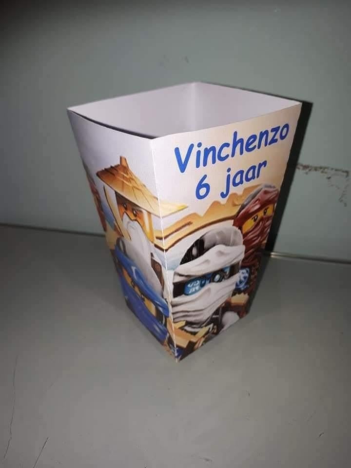 Lego ninjago traktatie of naamslinger, Ophalen of Verzenden, Nieuw