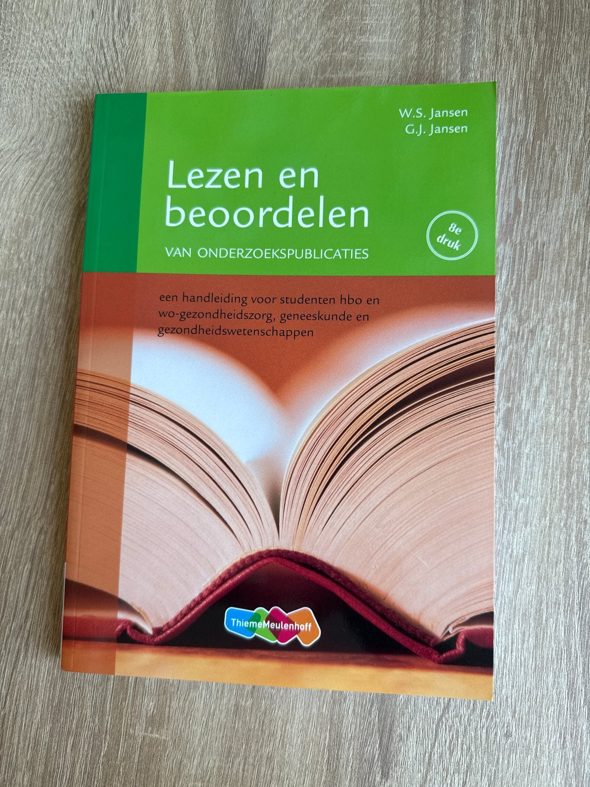 Lezen en beoordelen van onderzoekspublicaties 8e druk, Ophalen of Verzenden, Beta, Zo goed als nieuw, HBO