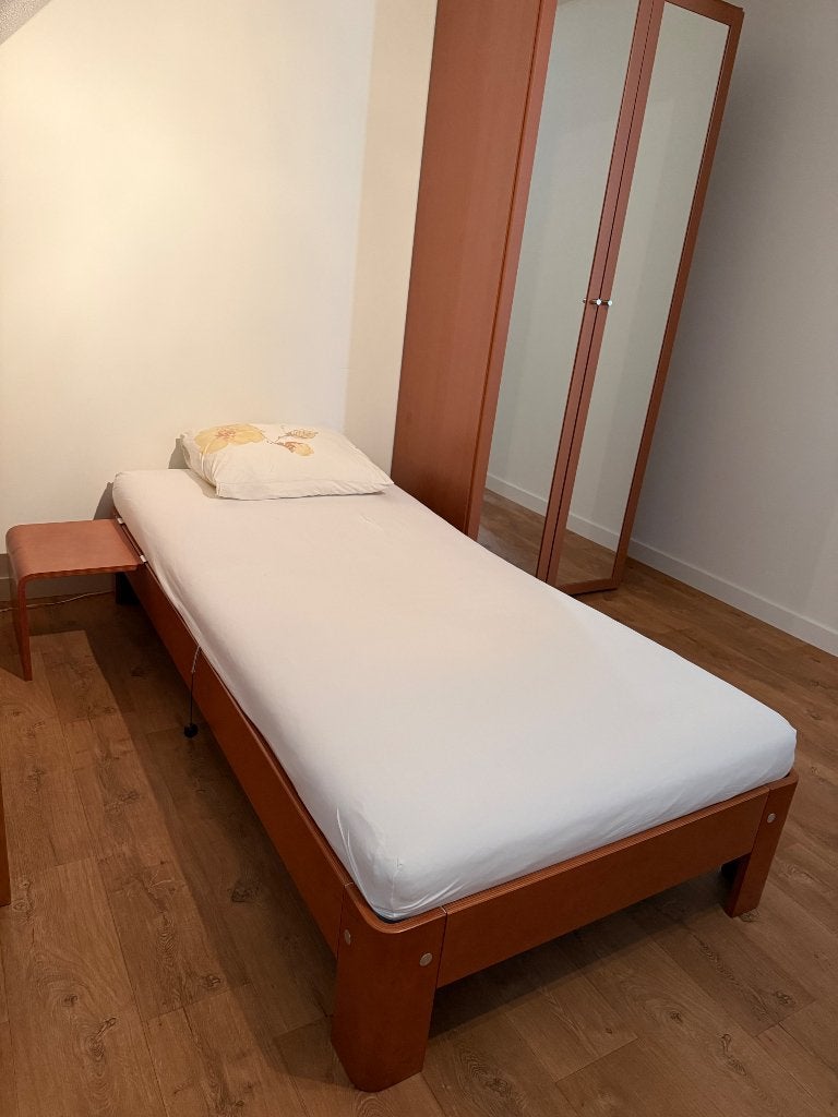 Slaapkamer bed en kast Auping, Ophalen, Gebruikt, Eenpersoons