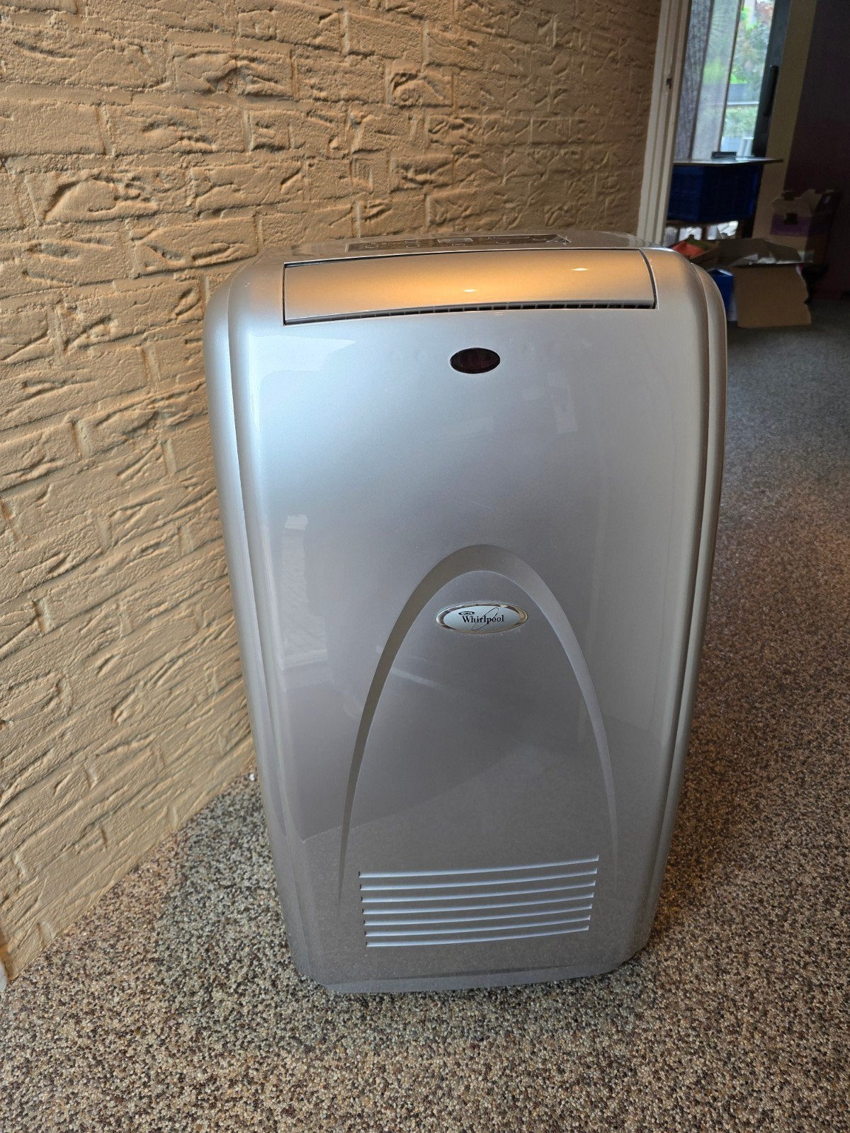 whirlpool mobiele airco incl afstandbediening, Witgoed en Apparatuur, Ophalen, Gebruikt, Koelen en Ontvochtigen, Afstandsbediening