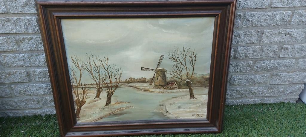 Partij mooie schilderijen., Ophalen