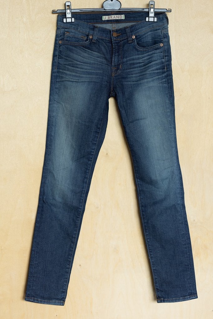 J brand spijkerbroek jeans donkerblauw met wassing 27, J Brand, Blauw, Ophalen of Verzenden, W27 (confectie 34) of kleiner