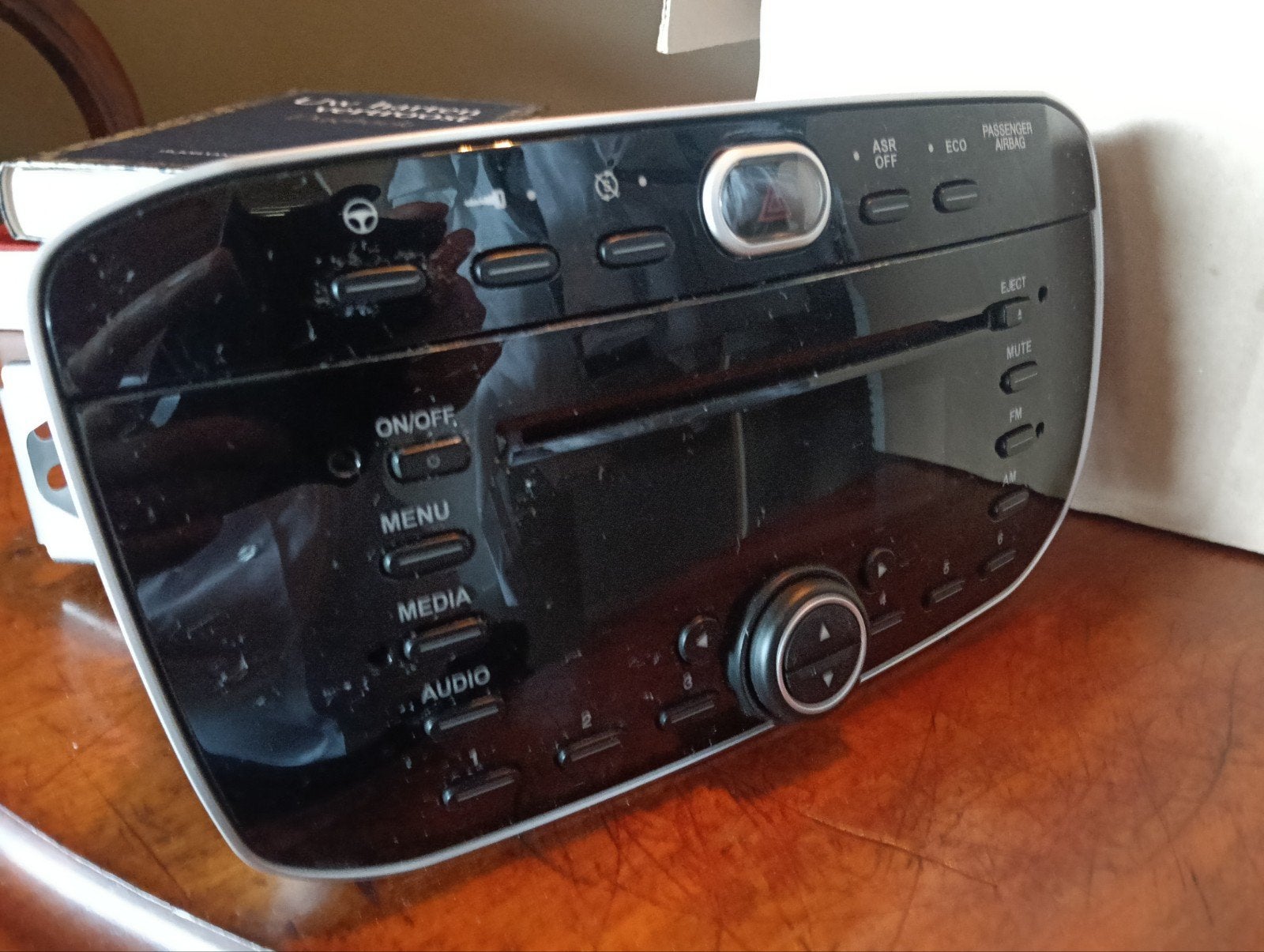 Radio-CD speler Fiat Punto Lounge uit 2015 - Prima staat, Auto diversen, Ophalen of Verzenden, Gebruikt